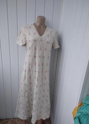Платье миди винтаж laura ashley
