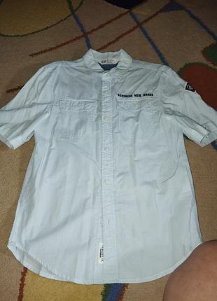 Рубашка h&m 8-9