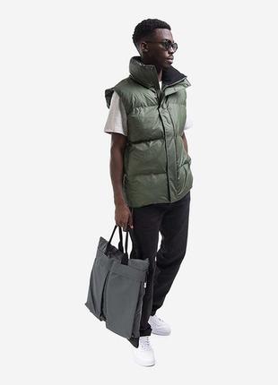 Водонепроницаемая мужская жилетка жилет thermal rains boxy puffer vest