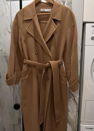 Пальто вовняне zara