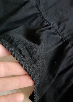 Коротка чорна джинсова сукня від new look, розмір s8 фото