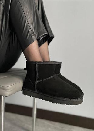 Уггі ugg mini black угги 2