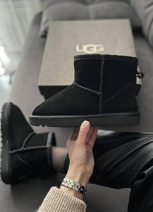 Уггі ugg mini black угги 6