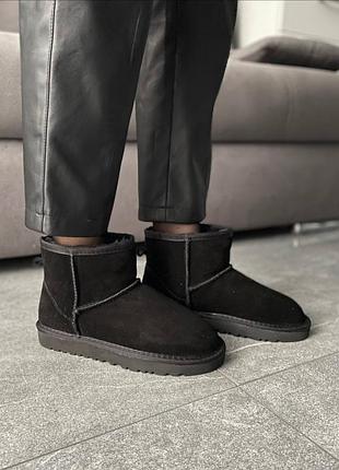 Уггі ugg mini black угги 3