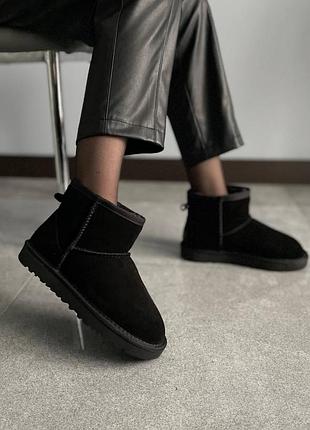 Уггі ugg mini black угги 4