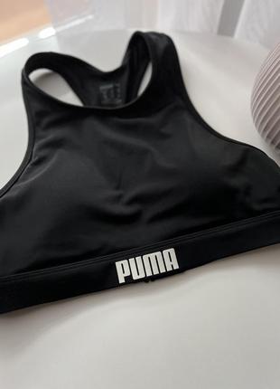 Черный спортивный топ puma
