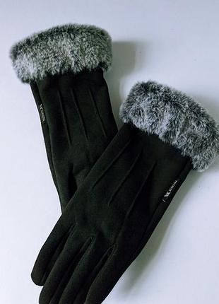 Симпатичные женские перчатки на меху trespass.