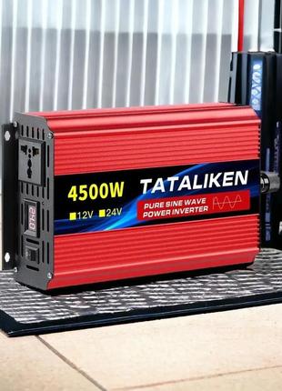 Преобразователь напряжения, инвертор tataliken на 4500w 12v- 220v