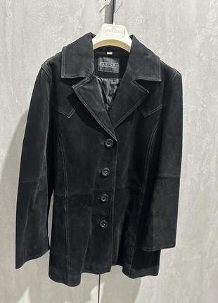 Кожаный пиджак barisal замш 40