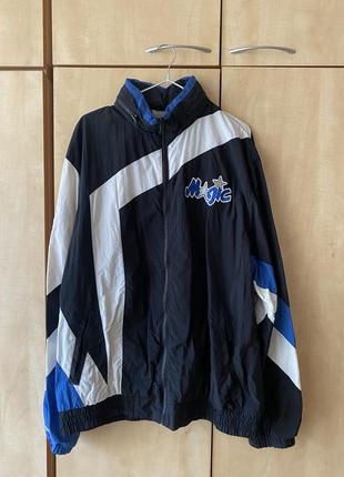 Винтажная ветровка, спортивная куртка mitchell & ness magic, размер xl