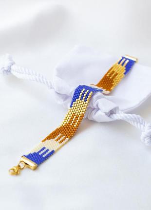 Браслет разноцветный ручной работы