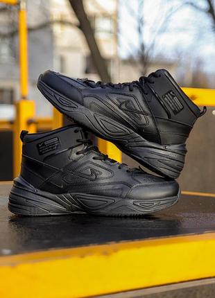 Мужские зимние кроссовки LAQUER nike m2k tekno mid black мужские