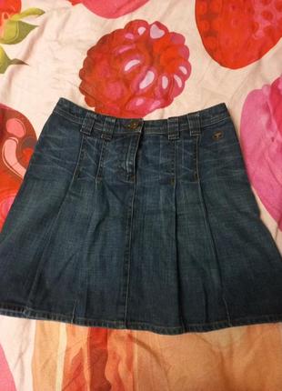Джинсова  юбка