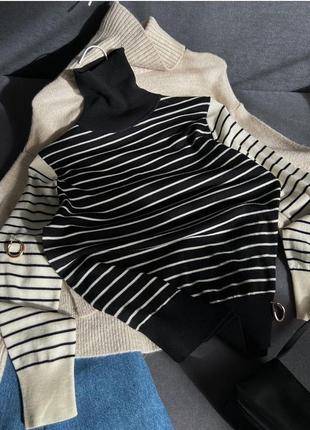 Свитер водолазка из шерсти мериноса m&s