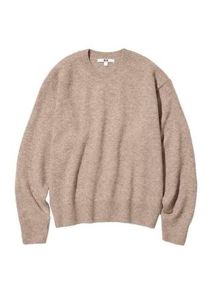 Свитер из овечьей шерсти lambswool uniqlo