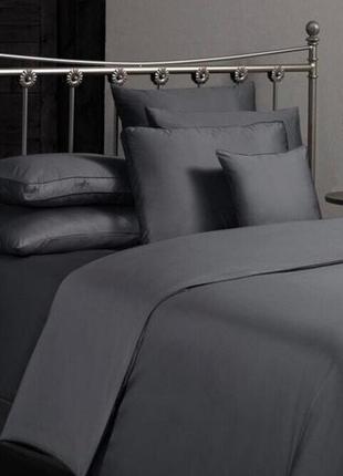 Постельное белье sarev sartoria antracit премиум сатин 500тс евро