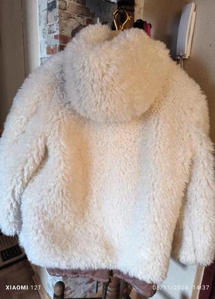 Шубка тедди зара