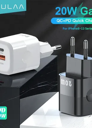 Быстрое зарядное 20wt kuulaa ( iphone/xiaomi/huawei/samsung)