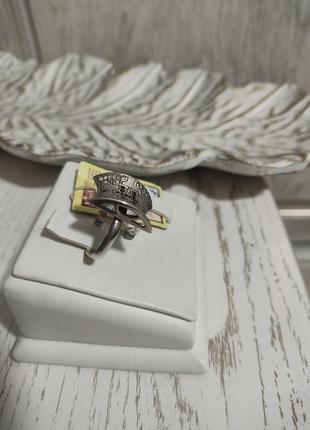 Каблучка срібна 4