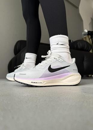 Женские кроссовки nike air zoom pegasus grey/violet