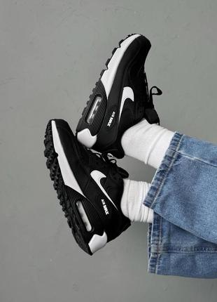 Мужские кроссовки nike air max 90 classic black7 фото