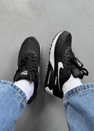 Мужские кроссовки nike air max 90 classic black6 фото