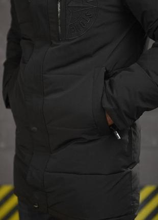 Теплая мужская куртка stone island2 фото