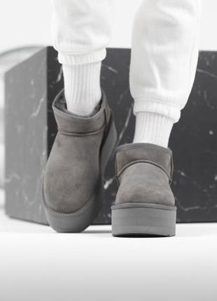 Ugg ultra mini platform grey 6