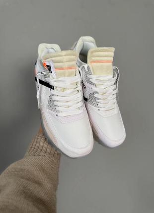 Мужские кроссовки off-white x nike air max 90 gpx white