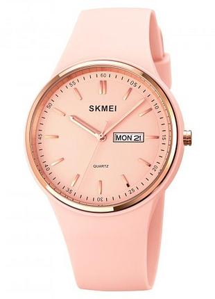 Жіночий кварцовий годинник skmei 1747pk pink