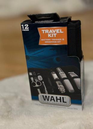 Дорожный набор в чехле wahl travel set trimmer silver