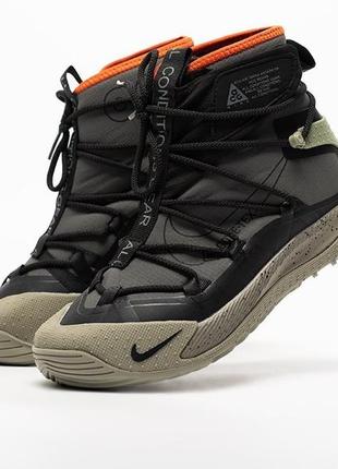 Кросівки nike acg air terra antarktik high green зелені зимові