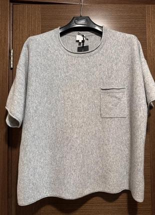 Футболка с кашемиром от massimo dutti