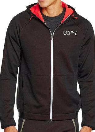 Спортивная мастерка/ олимпийка/ худи puma black and red dual-toned ub evostripe jacket/ under armour/ nike/ salomon/ asics/ decathlon