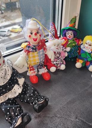 Винтажные фигурки клоунов клоуны
