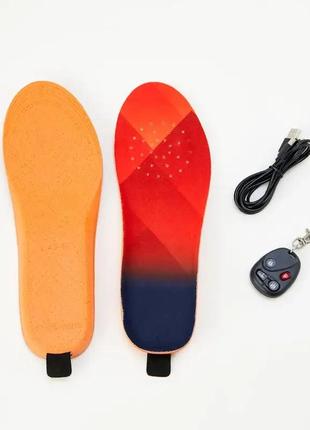 Устілки з підігрівом з акумулятором та пультом дистанційного керування (розмір 43-46)