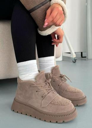 Зимові стильні ботинки