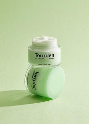 Torriden  balanceful cica cream  успокаивающий крем для лица с центеллой азиатской  80ml