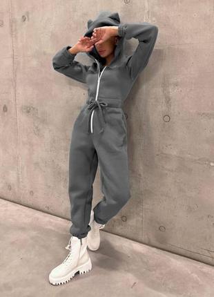 Теплий жіночий комбінезон xs-s m-l