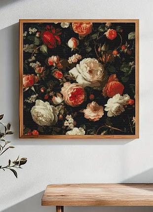 Набор для вышивания по нанесённой на канву схеме “jozysh”.aida 14ct printed , 40*40 см2 фото