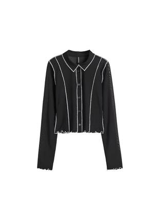 Полупрозрачная рубашка h&m