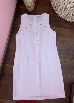 Літнє плаття сукня льон