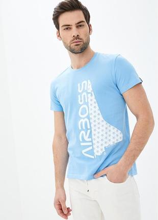 Футболка aiirboss shuttle tee блакитна,  l