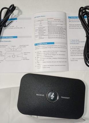 Для колонок або навушників bluetooth ресівер трансмітер прийом або передача звуку 2-в-1, wireless receiver and transmitter