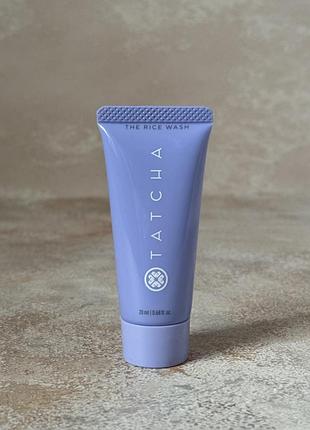 Tatcha - the rice wash skin-softening cleanser - средство для очищения лица, 20 ml