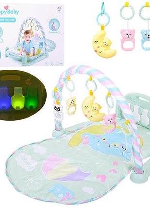 Детский развивающий музыкальный игровой коврик с пианино (698-56)