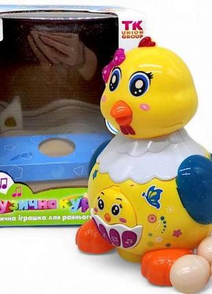 Интерактивная игрушка "музыкальная курочка" (укр) вид 1