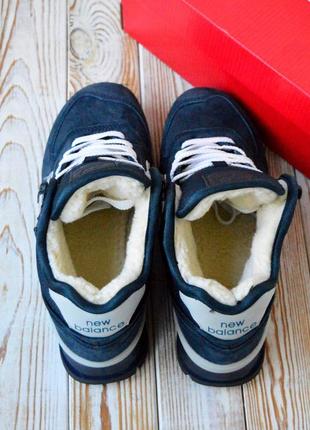 Зимние женские кроссовки Кроссовки new balance 574 светло серые с золотом winter fur Amarillo grey New Balance с серым цветом мех2 фото