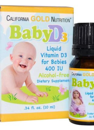 Витамин д-3 для детей! california gold nutrition витамин d3 в каплях для детей 400 ме 10 мл.
