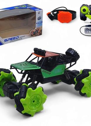 Машинка на радіокеруванні speed pioneer, жестами (зелена)